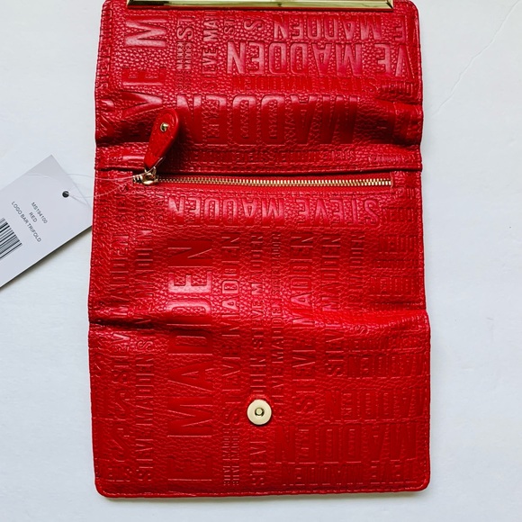 Steve Madden Tri-Fold Wallet, Red, NWT - Picture 11 of 12